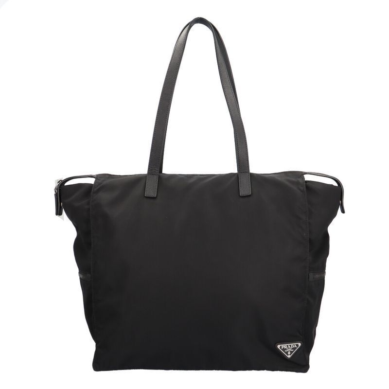 Prada Tote Bag Nylon 2vg026 Black Unisex Prada Prada